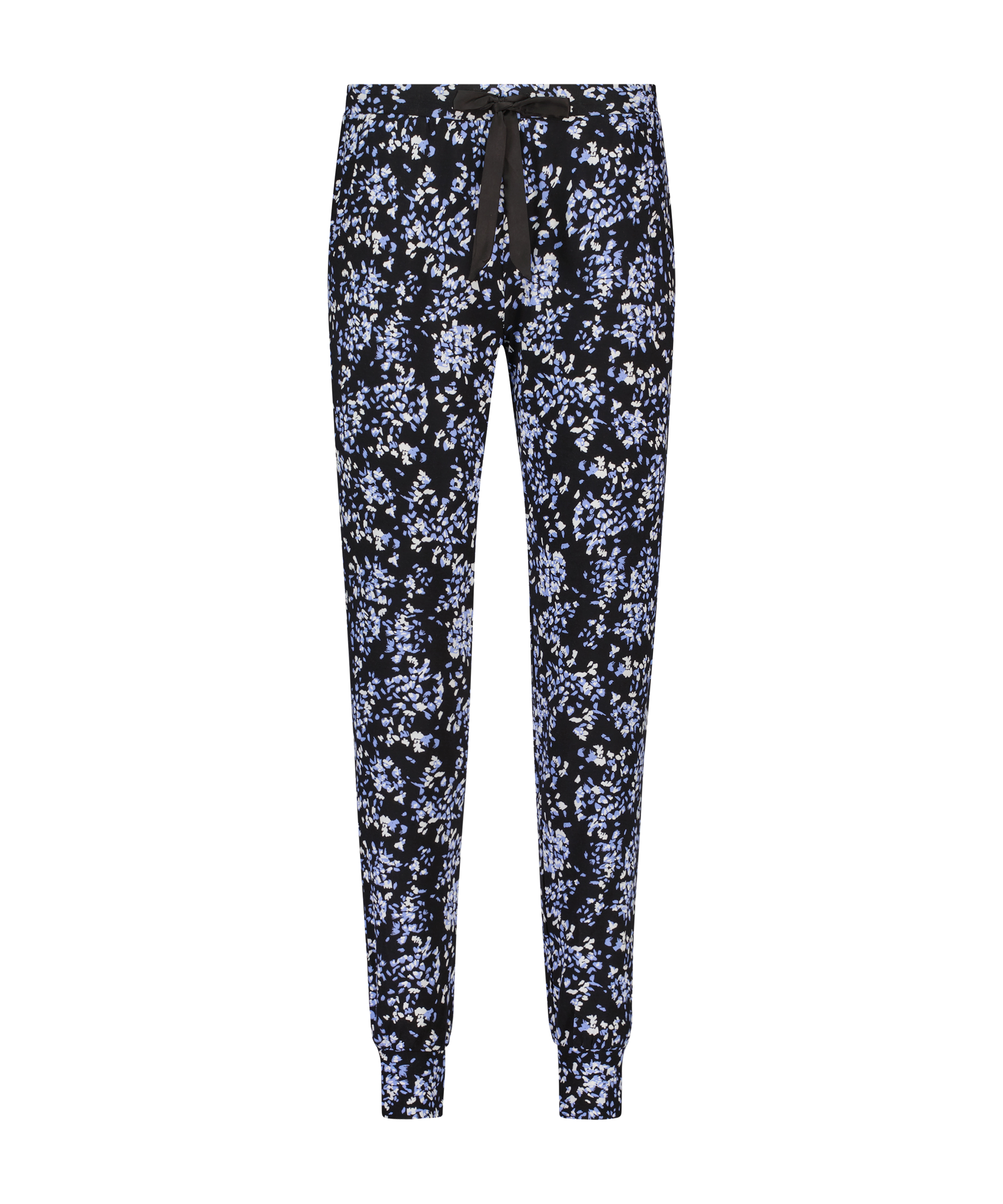 Tall Pantalon de pyjama Painted Leopard, Noir, main